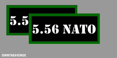 5.56 Nato Ammo Can Labels For Ammunition Case 3.5" X1.50" Stickers Decals(2pack)
