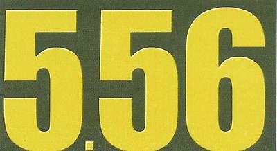 Vinyl Ammo Can Magnet Label "5.56" Bold