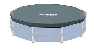Intex 28031e 12 Foot Round Above Ground Swimming Pool Cover, (pool Cover Only)